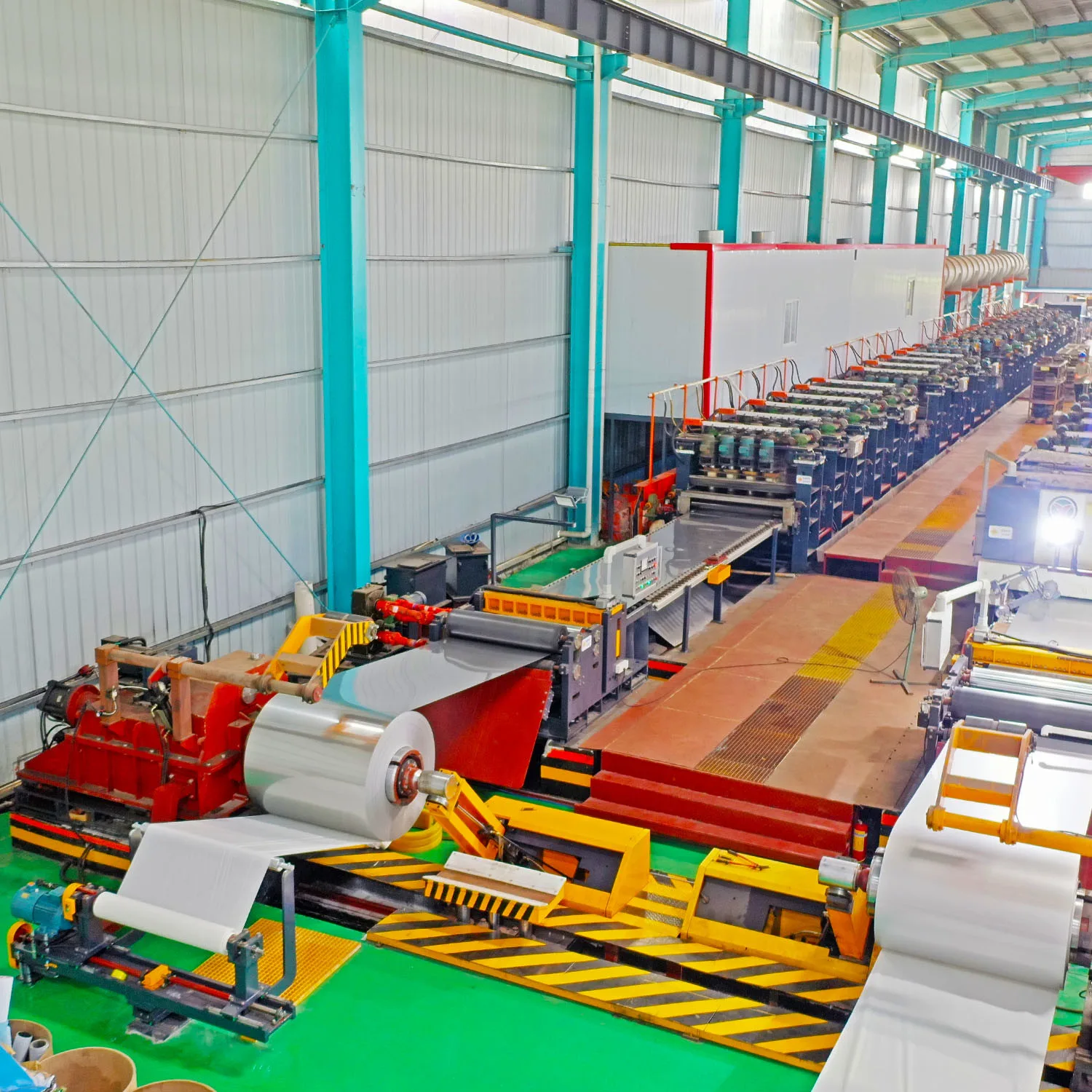 Stainless steel coil 8K mirror polishing line under assembly