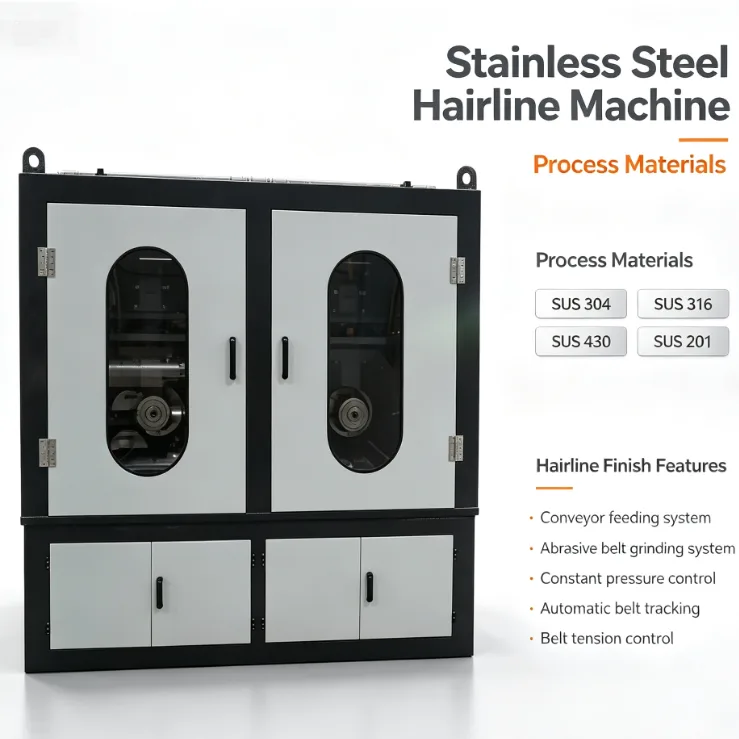 Hairline Polishing Machine for Stainless Steel Surface Finishing